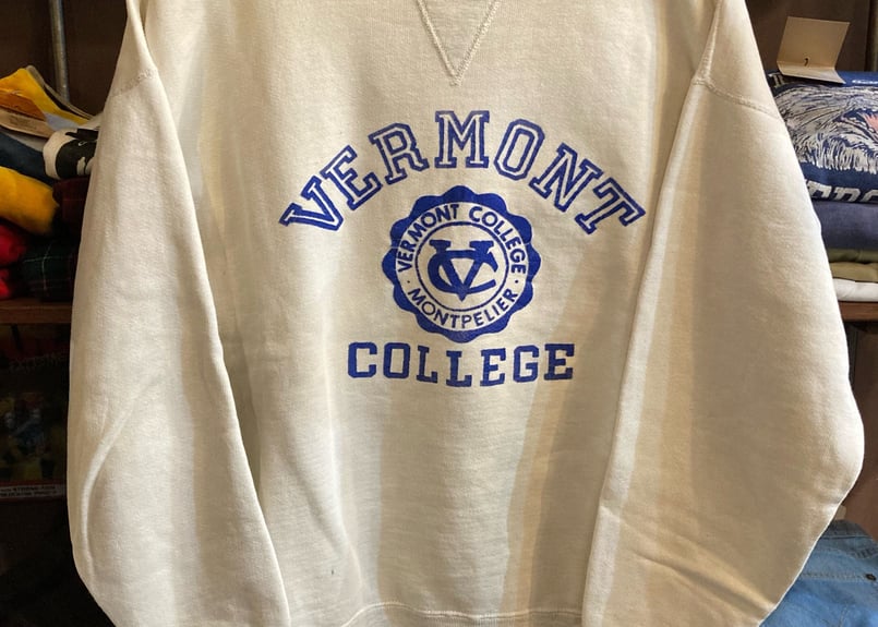 50s ヴィンテージ スウェット 前v カレッジ | 旅する古着屋 dockeryfarm