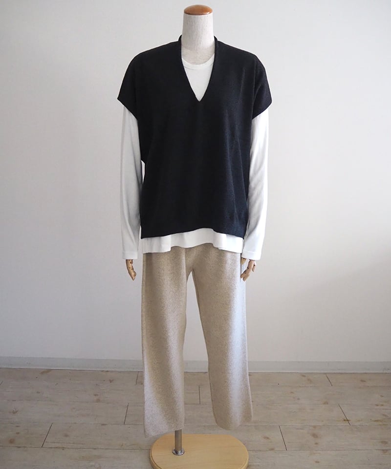 ウール畦パンツ/evam eva | DONOVAN