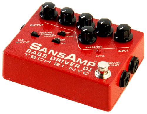 レビュー】TECH21 SansAmp BASS DRIVER DI Vermilion - あさぎベース