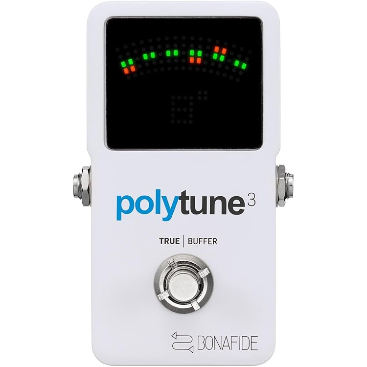 TC Electronic polytune 3 - ポリフォニック・チューナーにバッファー