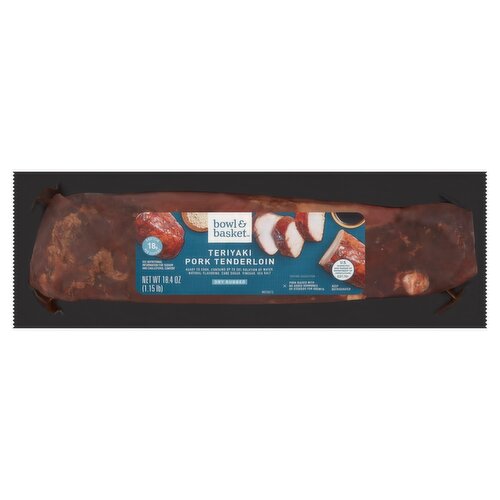 Bowl & Basket Teriyaki Pork Tenderloin, 18.4 oz - Price Rite
