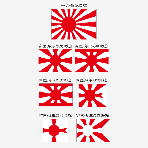 旭日昇天旗 Tシャツを購入|デザインTシャツ通販【ClubT】