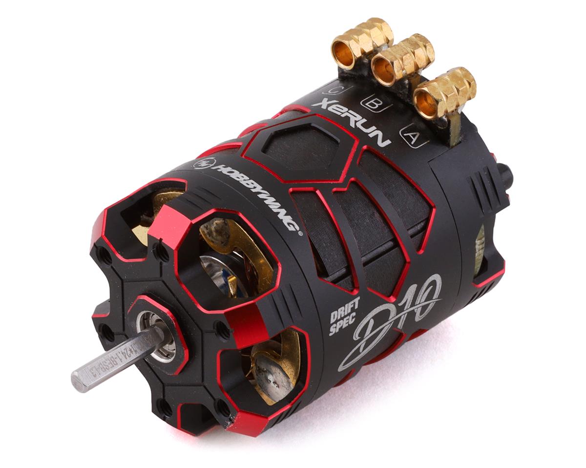 Hobbywing Xerun D10 Drift Brushless Motor (10.5T) (Red