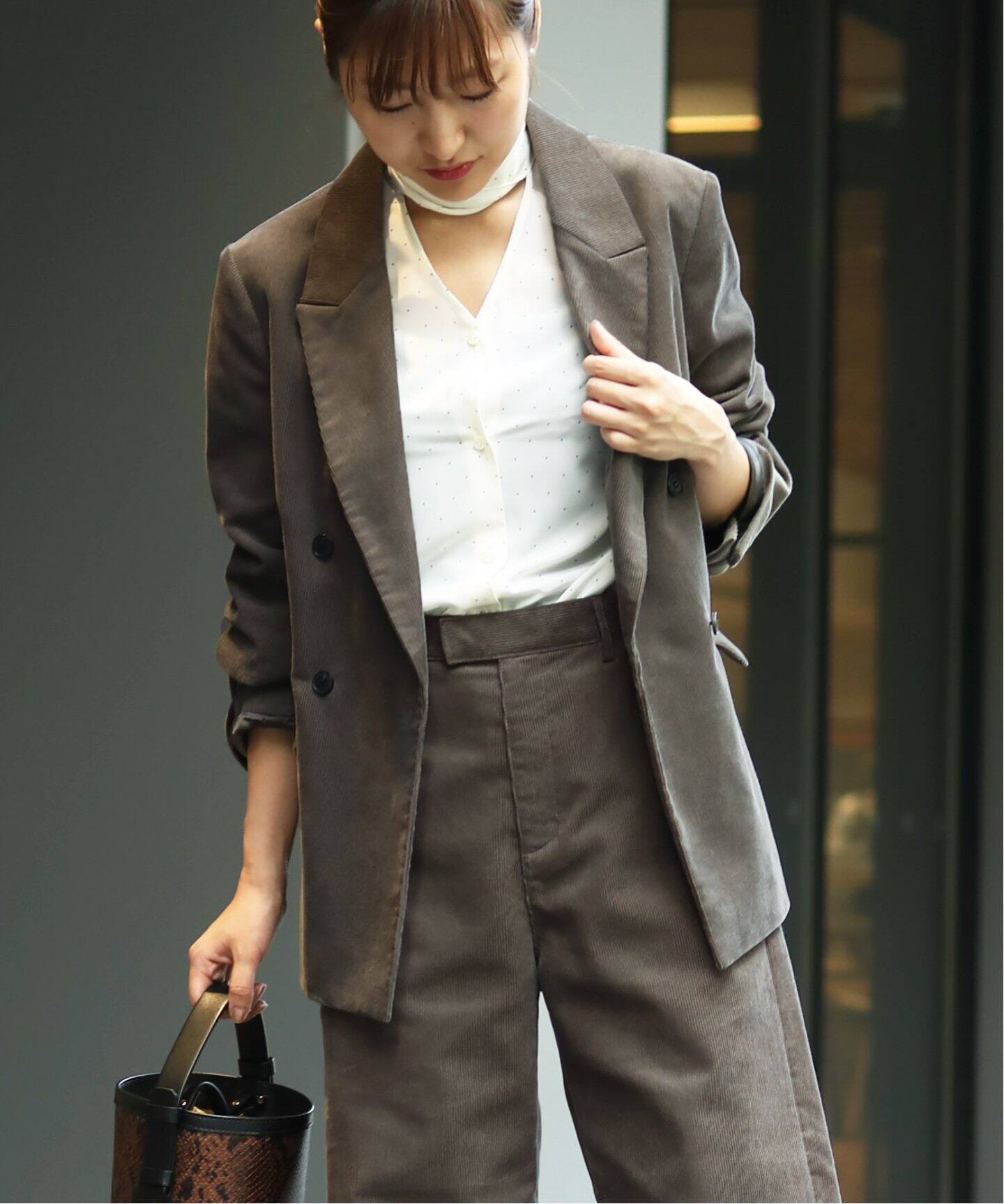 IENA イエナ】ダブルブレストコールジャケット◇[品番：BYCW0000625