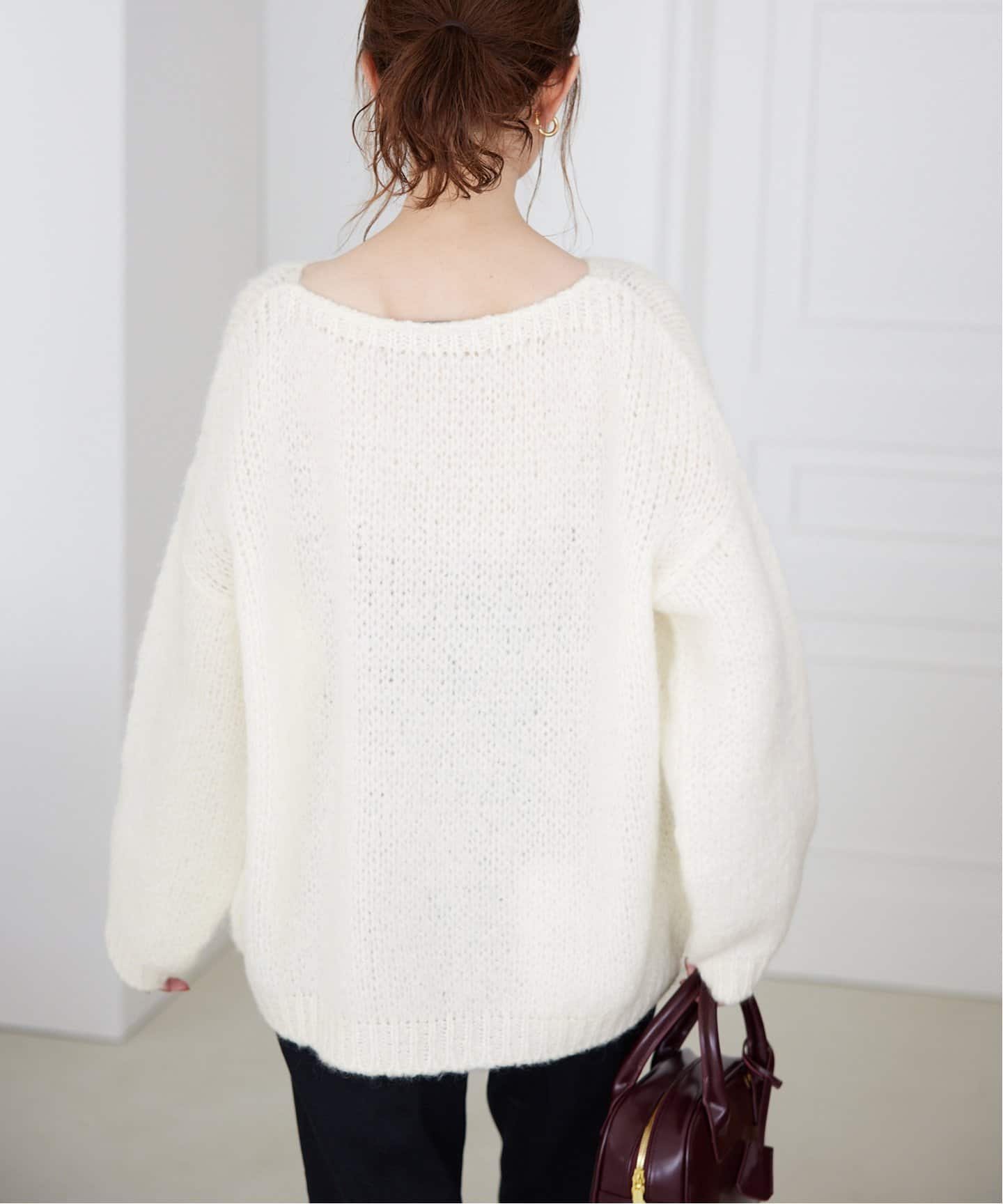 TRICOTS JEAN MARC/トリコットジーンマルク SLOBE別注 PO KNIT SESAMY