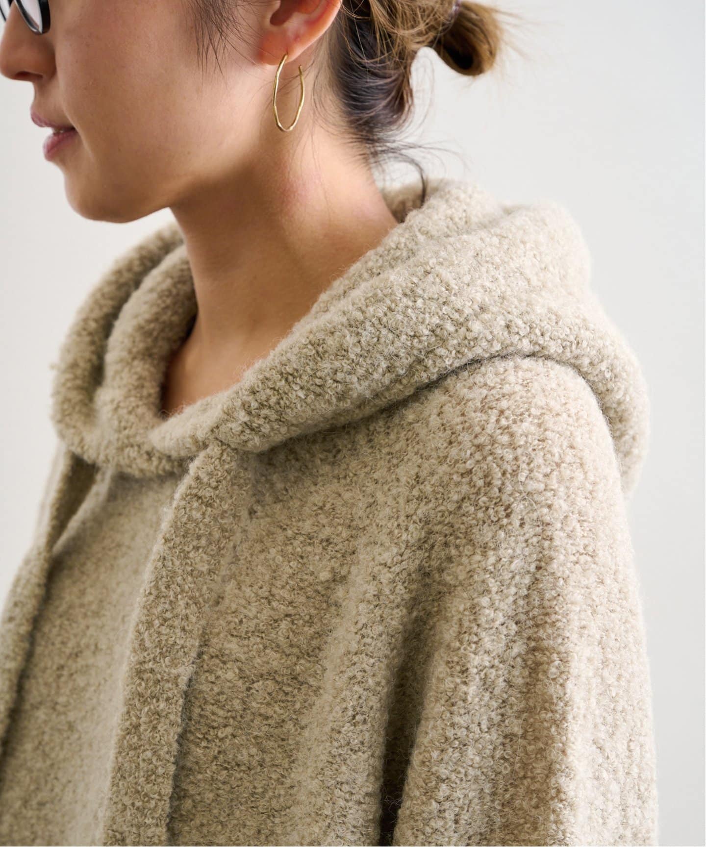 Loop Yarn フード プルオーバー（ニット／セーター）｜FRAMeWORK