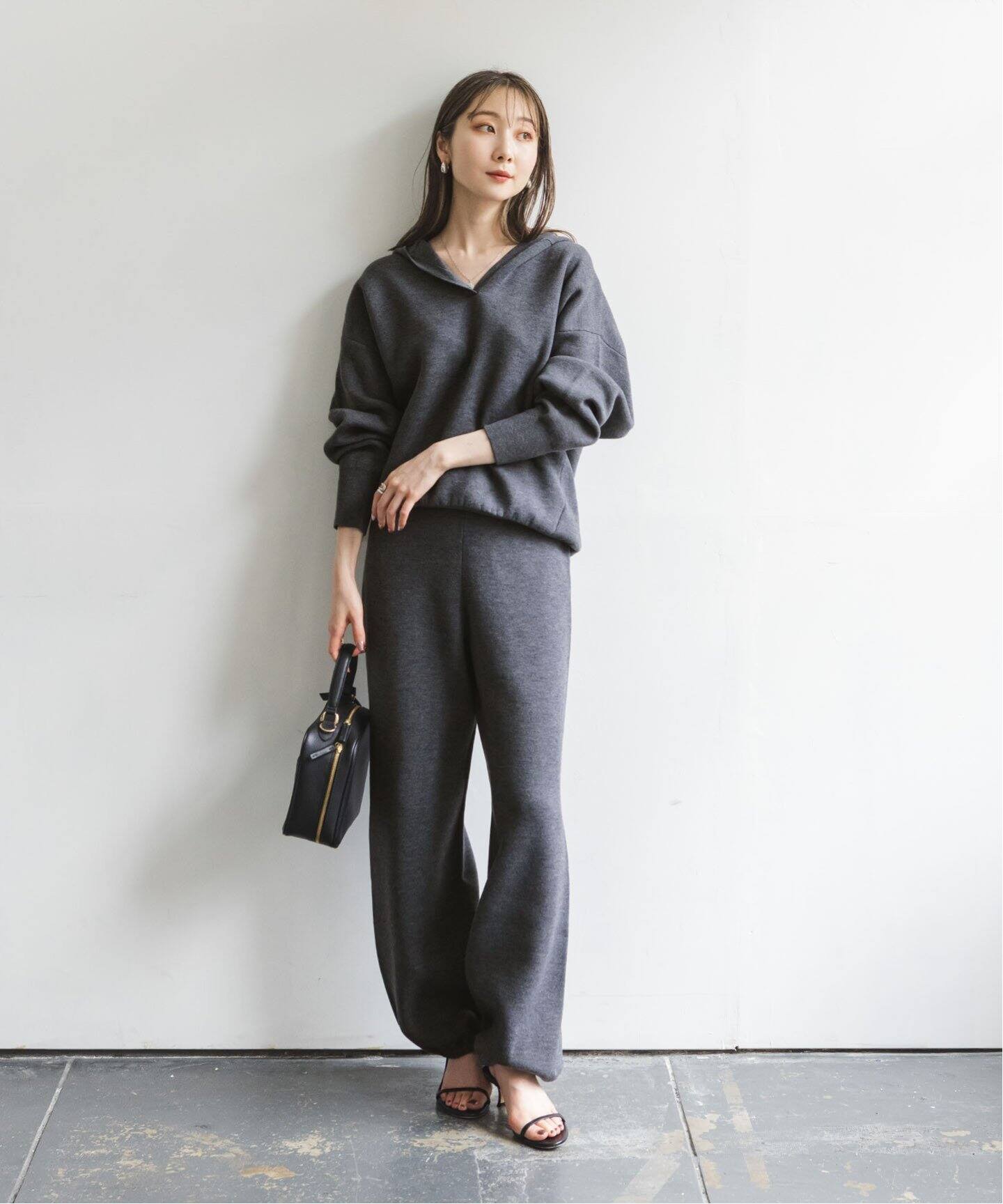 追加》接結タック編みフードプルオーバー2（ニット／セーター）｜NOBLE