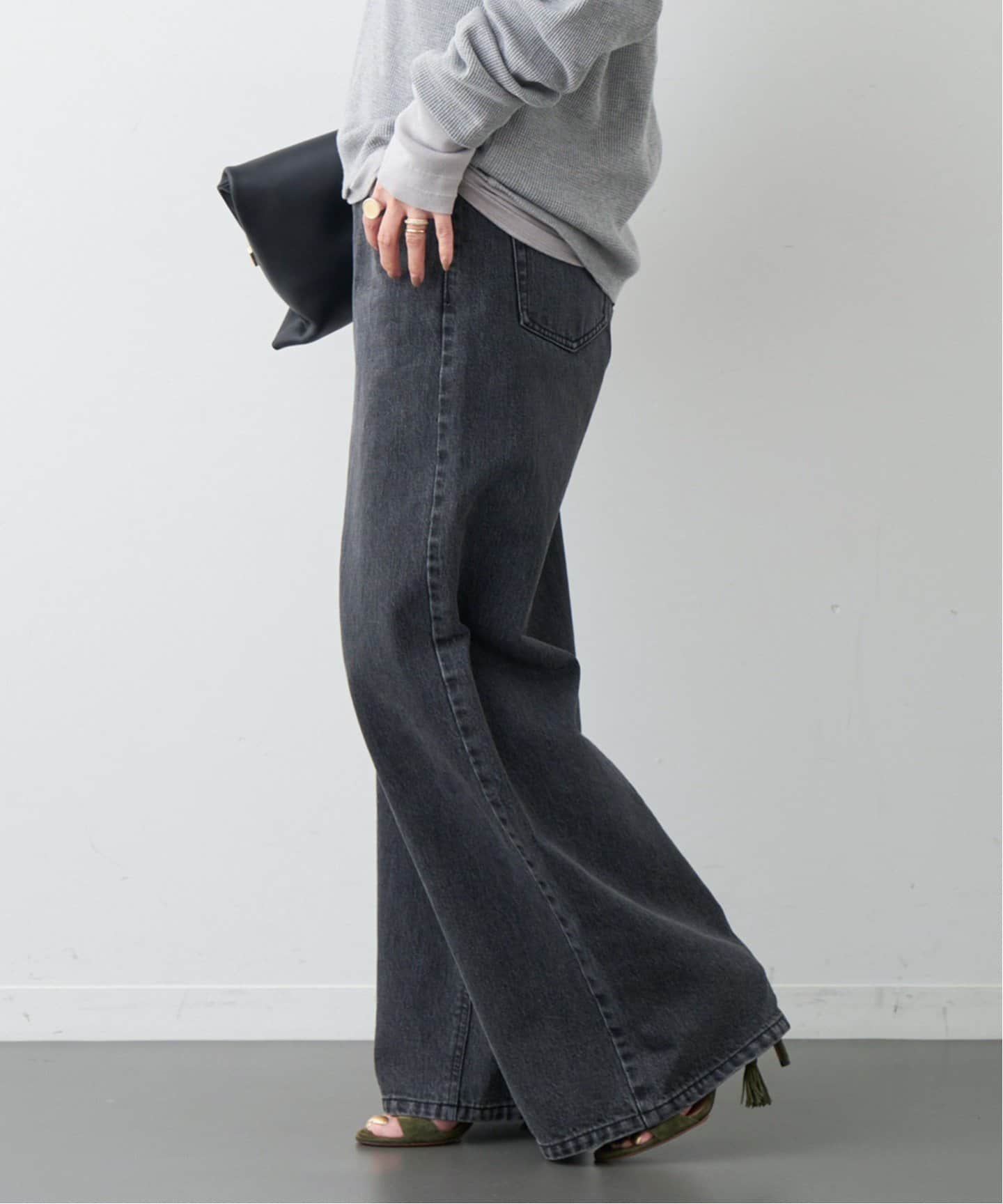 Loose Jeans (GRAY)（デニムパンツ・ジーンズ）｜Deuxieme Classe