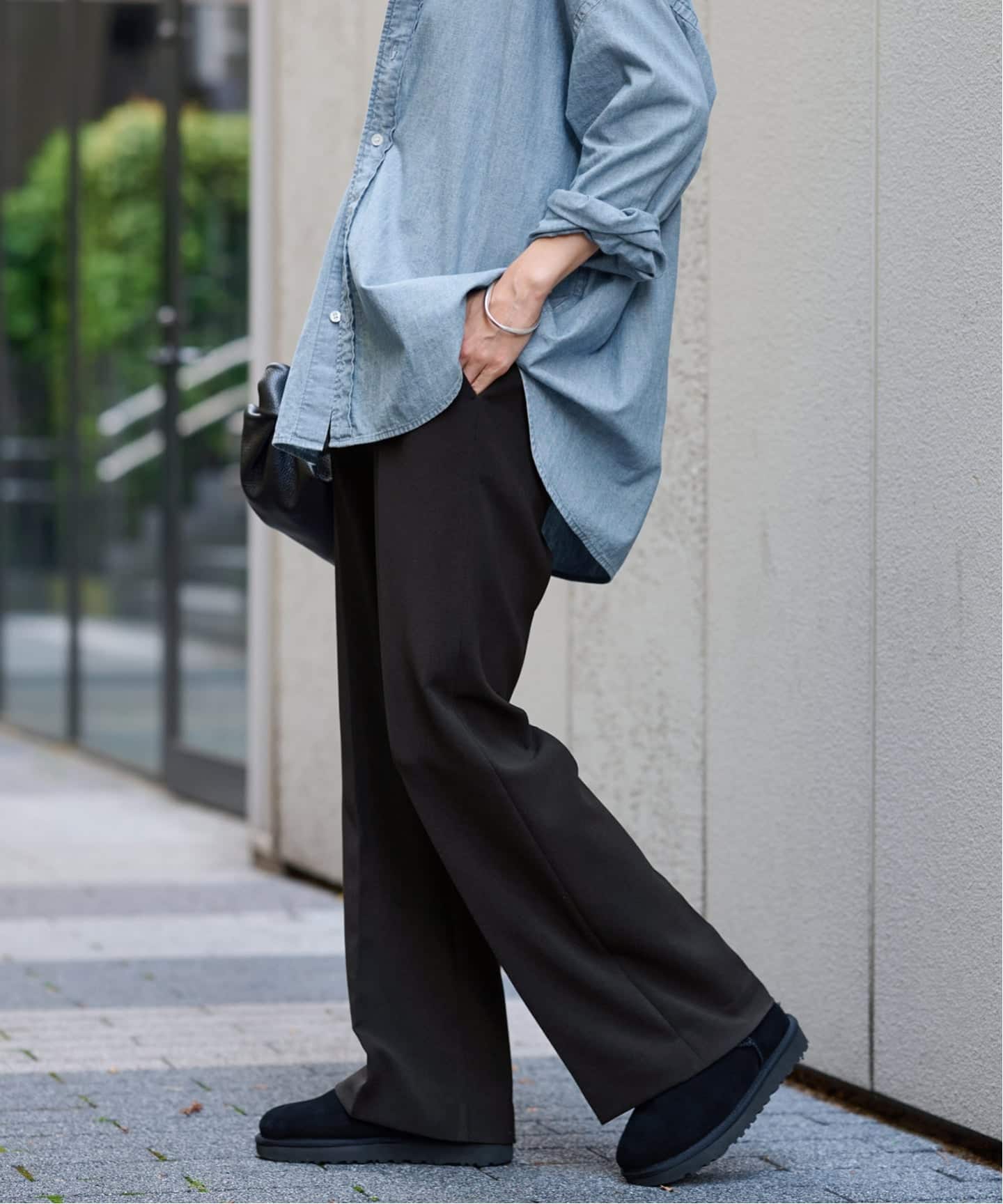 ≪追加≫セミフレアパンツ2（スラックス）｜FRAMeWORK（フレームワーク