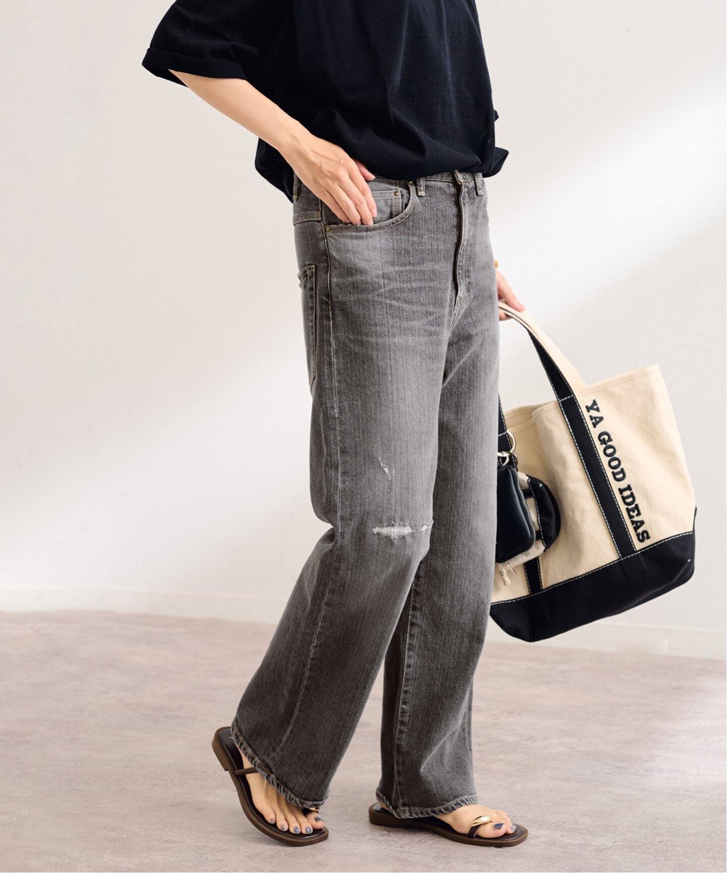 ≪ベストセラー≫デニムストレートパンツ2（デニムパンツ・ジーンズ