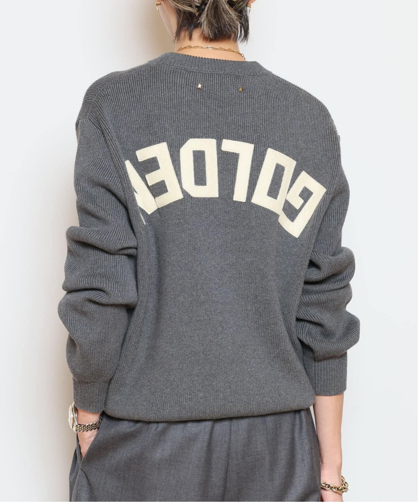 GOLDEN GOOSE/ゴールデングース】BOYFRIEND クルーネックニット