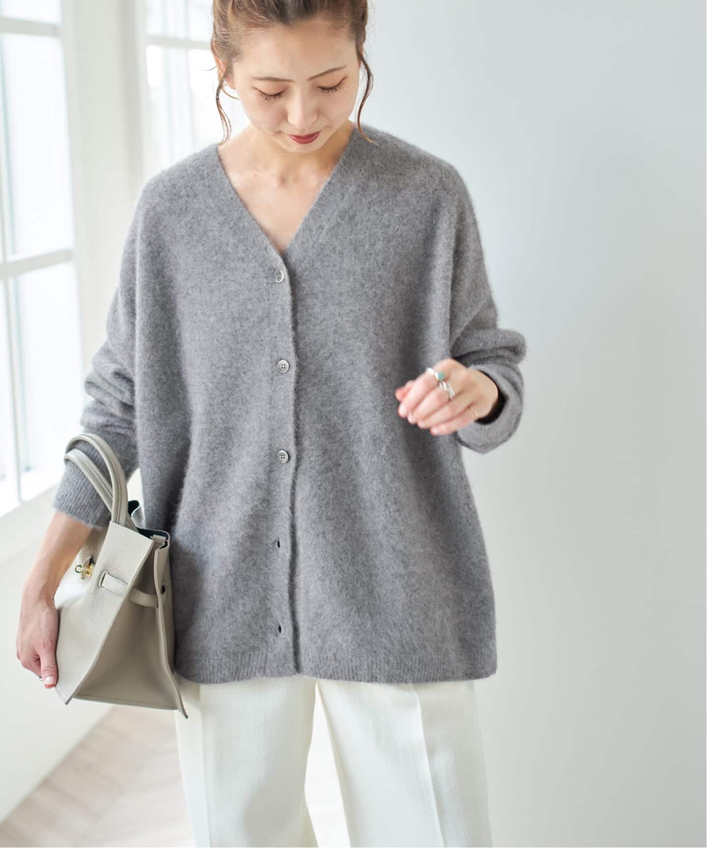 フォックスウールミックス2WAYカーディガン（カーディガン）｜Spick