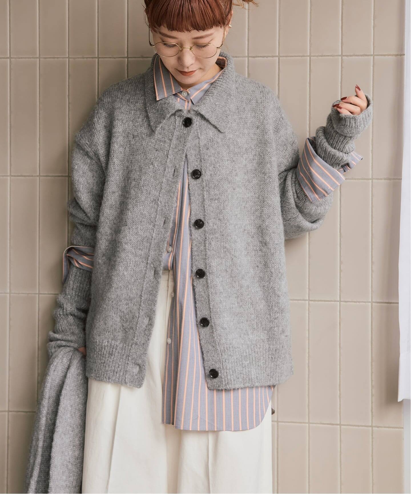 a&m アルパカミックスポロシャツニット（ニット／セーター）｜Spick