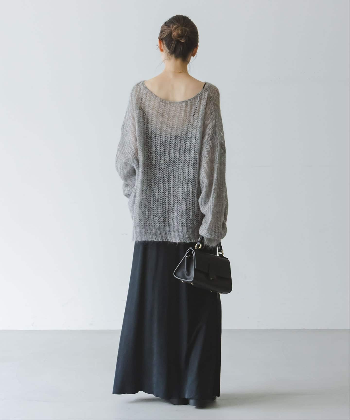 モヘヤウールシアープルオーバー（ニット／セーター）｜NOBLE