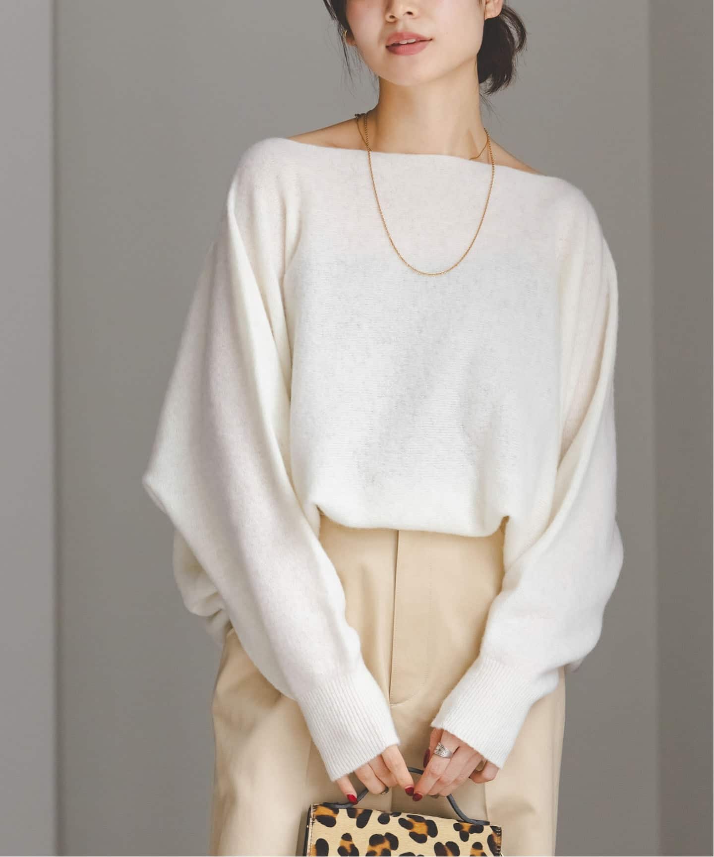 WEB限定カラー・追加4》ファインウールドルマンプルオーバー（ニット