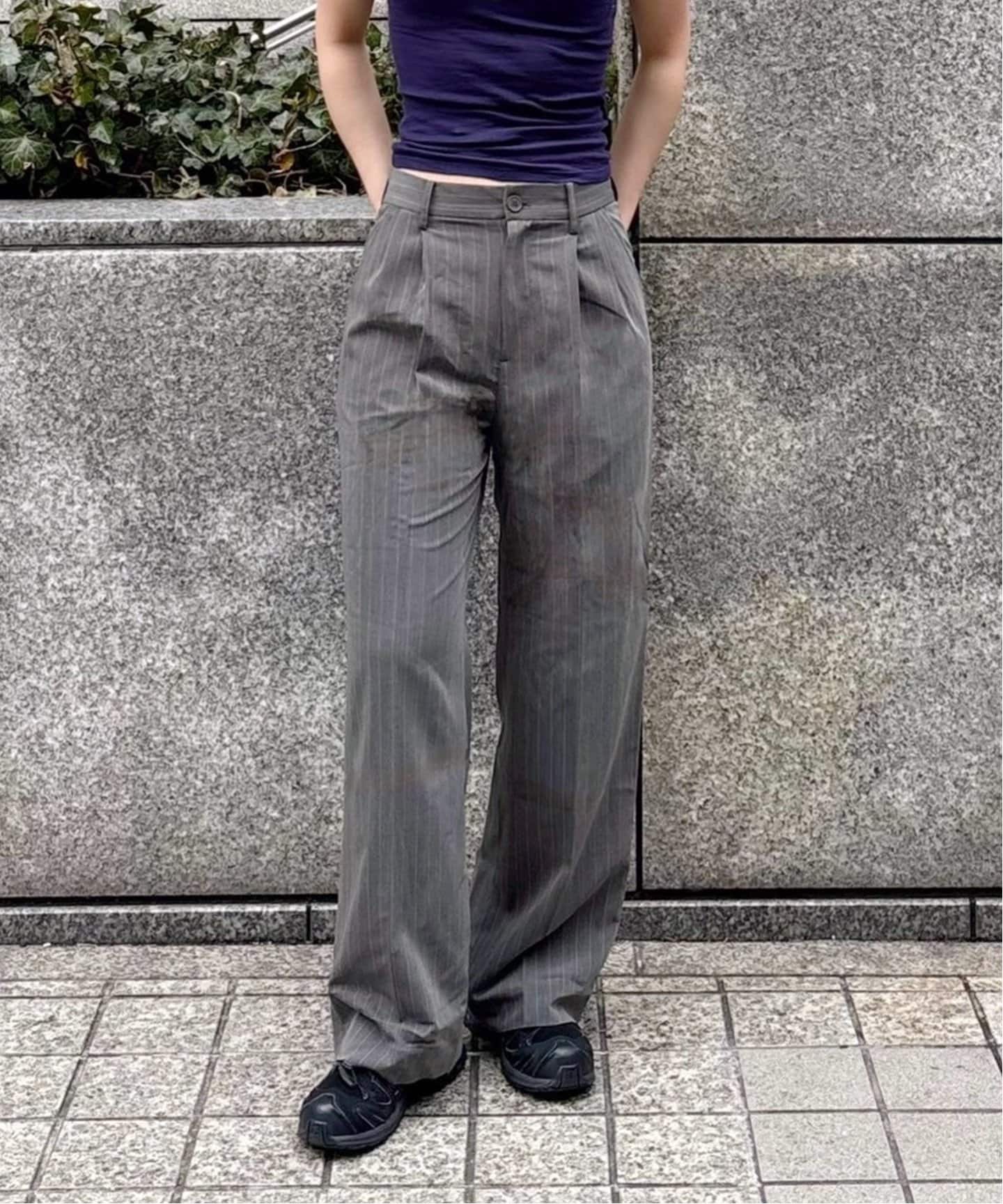 ストライプスラックス（スラックス）｜Oriens JOURNAL STANDARD