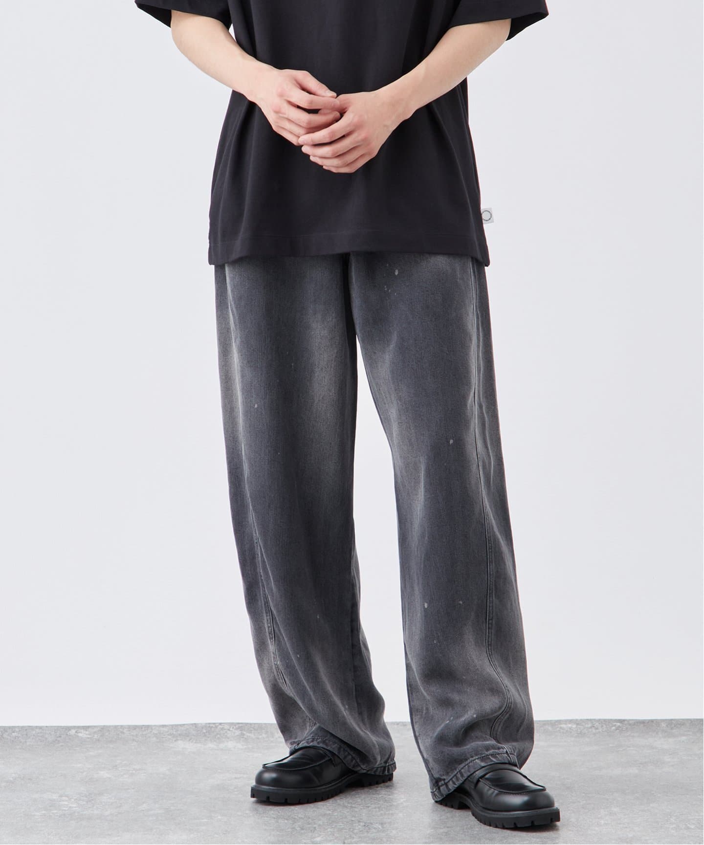 B.A.C.D] リヨセル ワイドデニムパンツ（デニムパンツ・ジーンズ