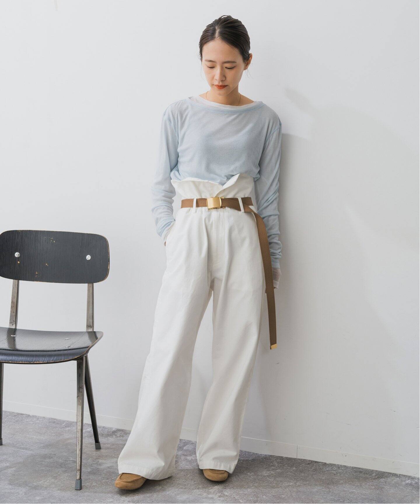 Higuchi*S2WAYハイウエストパンツ（チノパンツ）｜Spick and Span