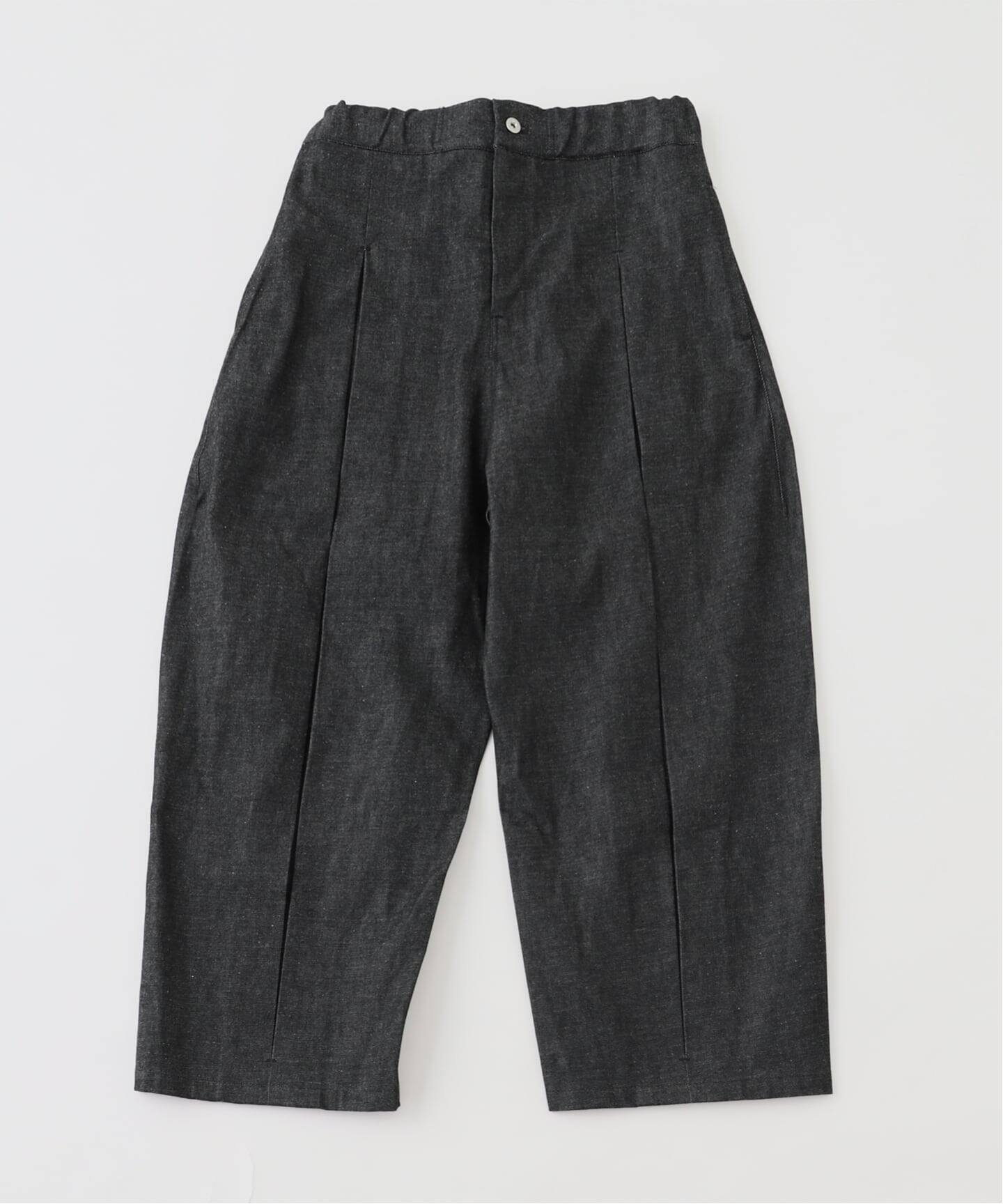 SAGE NATION / セイジネーション BOX PLEAT TROUSER DENIM / S074