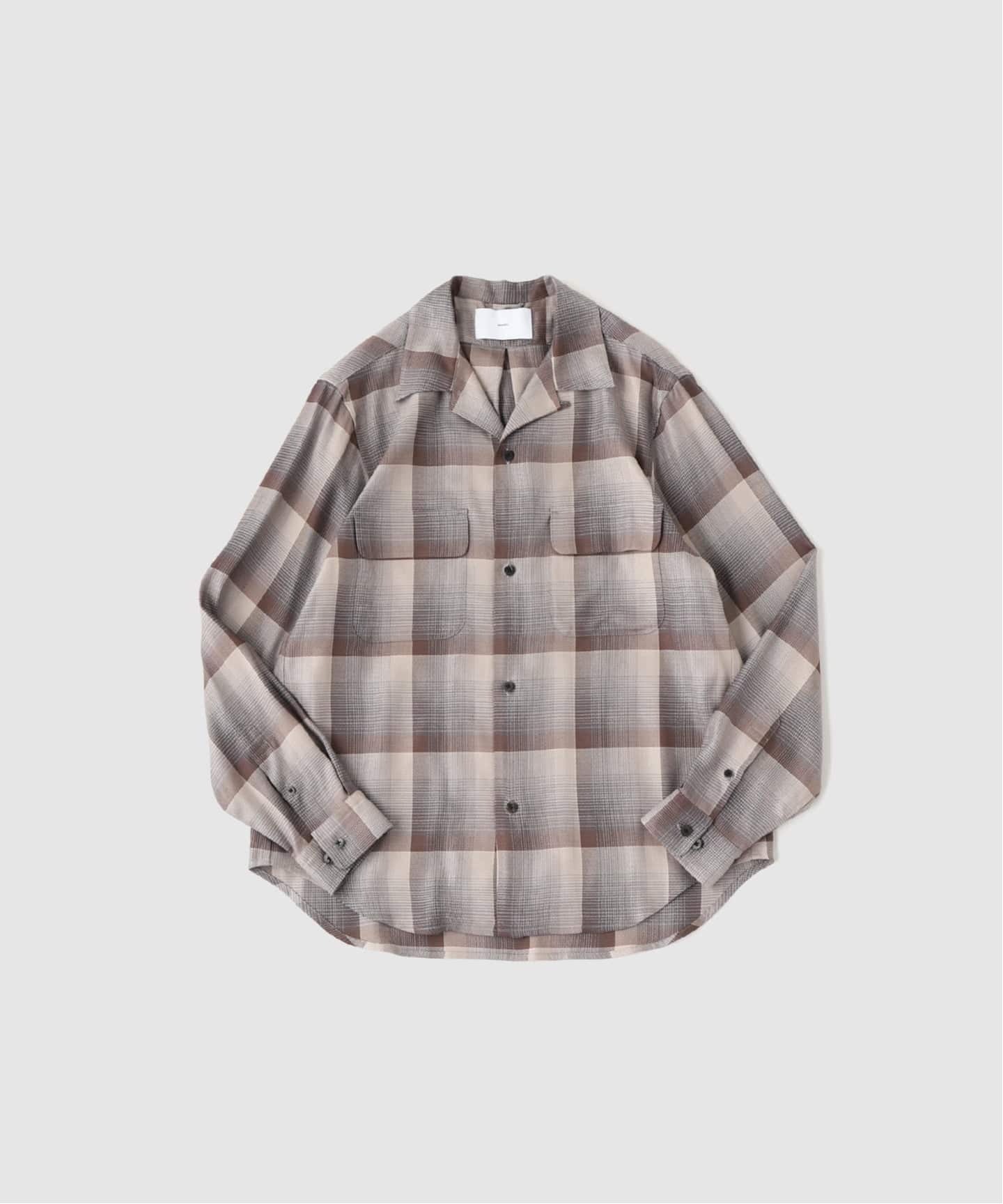 SUGARHILL / シュガーヒル OMBRE OPEN COLLAR SHIRT（シャツ／ブラウス