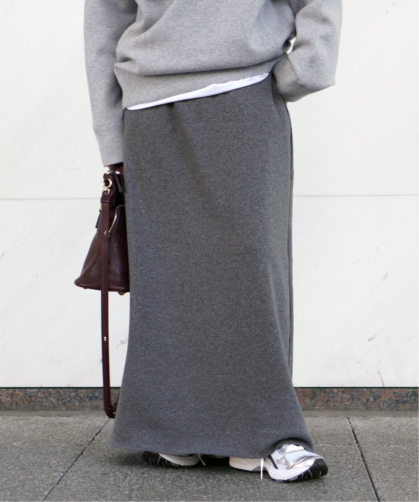 ウォームスウェットスカート（ロング・マキシ丈スカート）｜AP STUDIO