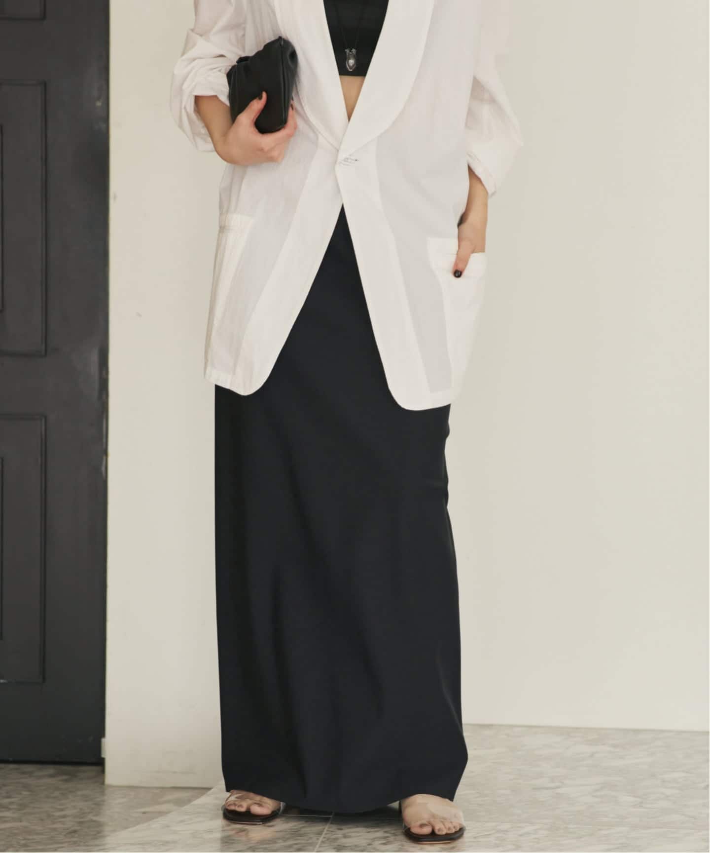 追加予約》R'IAM ダイバータイトスカート（ロング・マキシ丈スカート