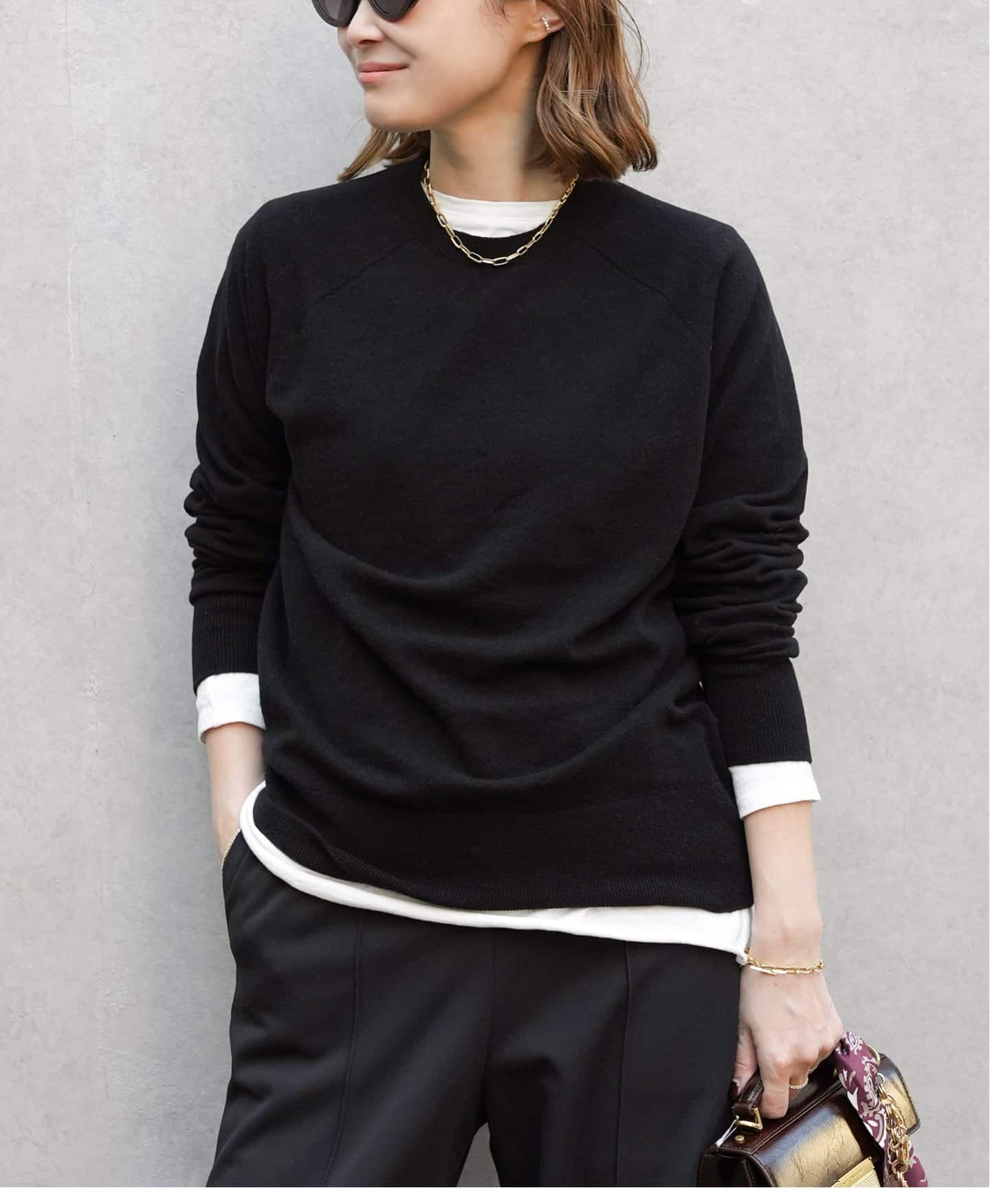 CAPRI クルーネック プルオーバー（ニット／セーター）｜Deuxieme