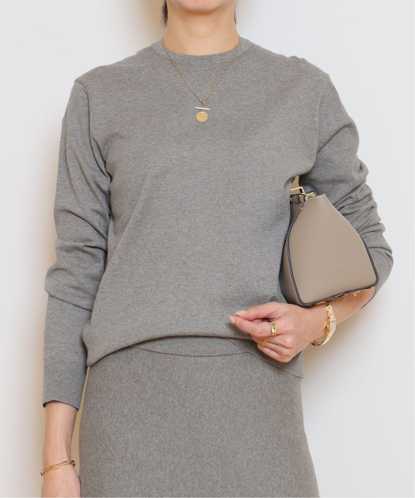 FF30 GIZA クルーネックプルオーバー（ニット／セーター）｜MUSE de