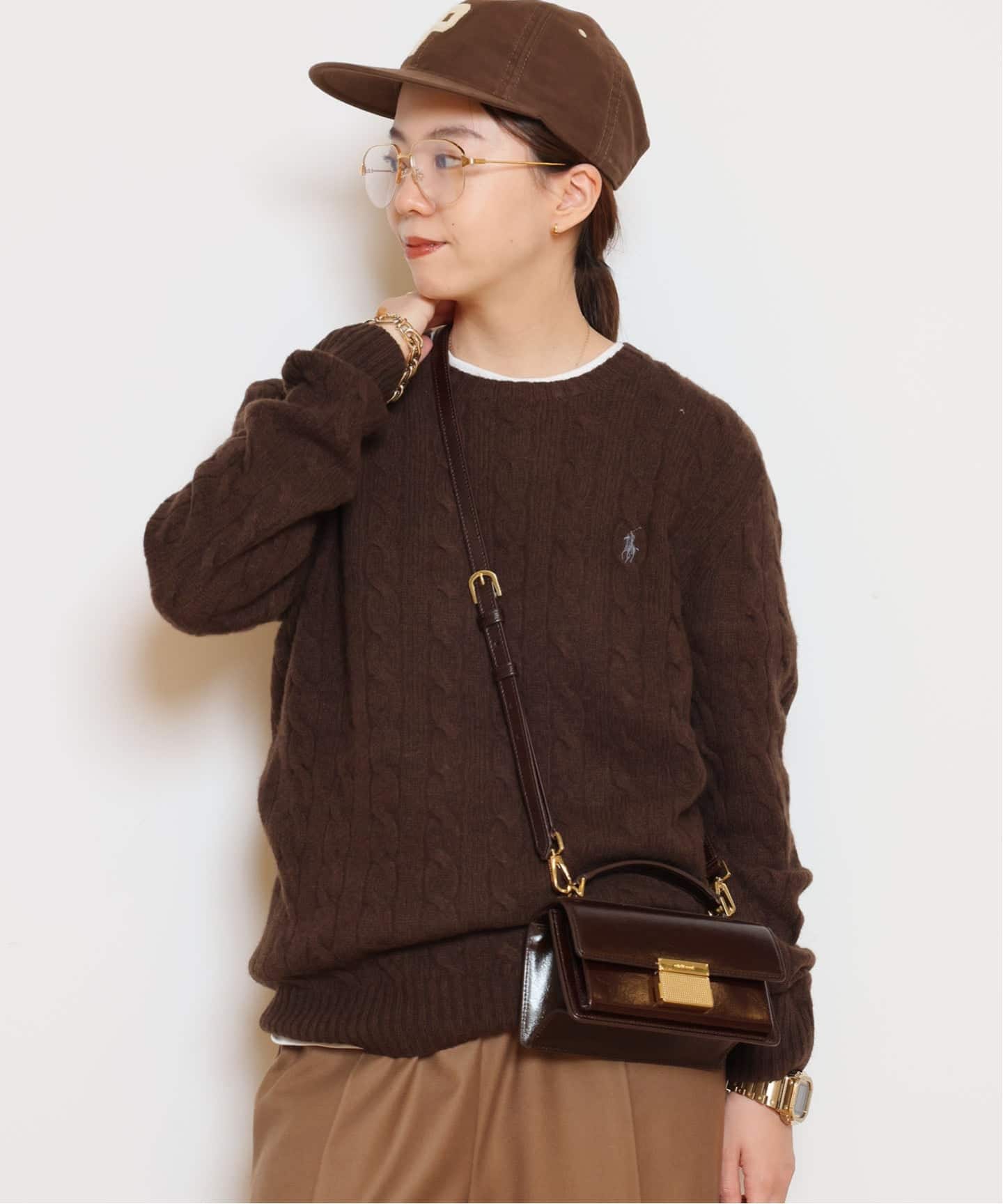 POLO RALPH LAUREN / ポロ ラルフ ローレン】CABLE クルーネック