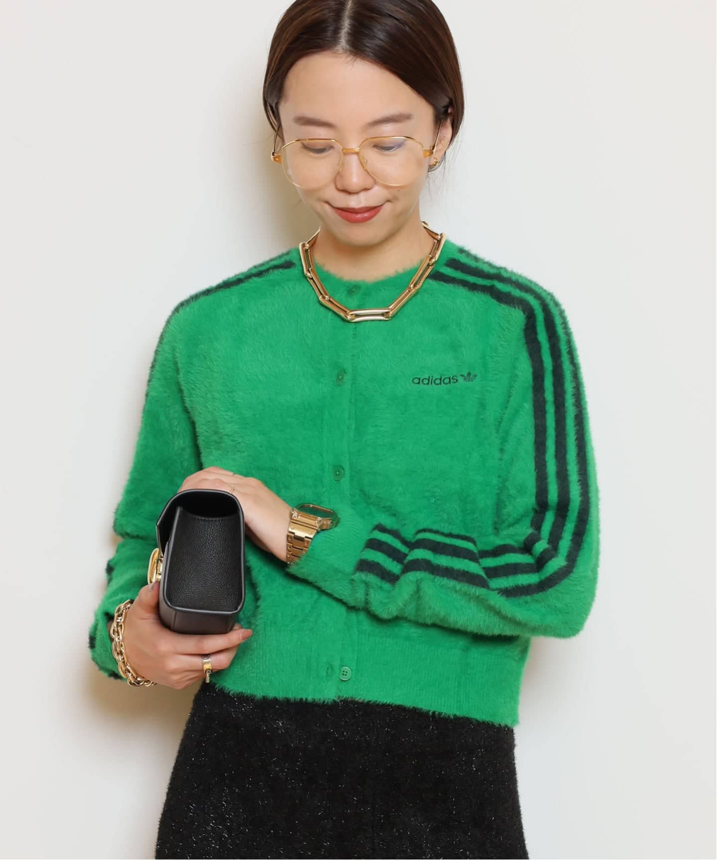 ADIDAS/アディダス】FLUFFY カーディガン（ニット／セーター）｜MUSE