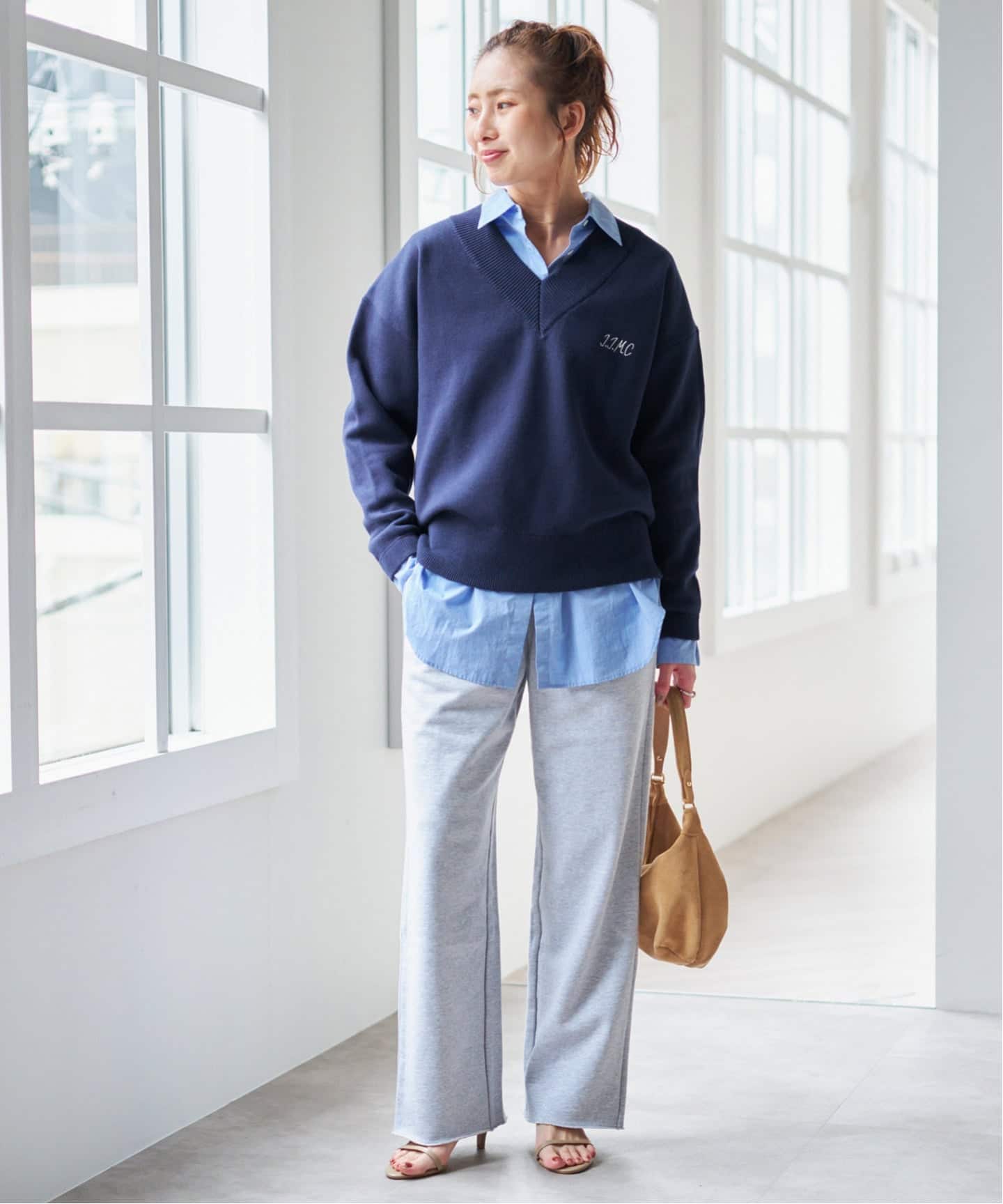 J.J.Mercer / ジェイジェイマーサー 別注Vネックプルオーバー（ニット