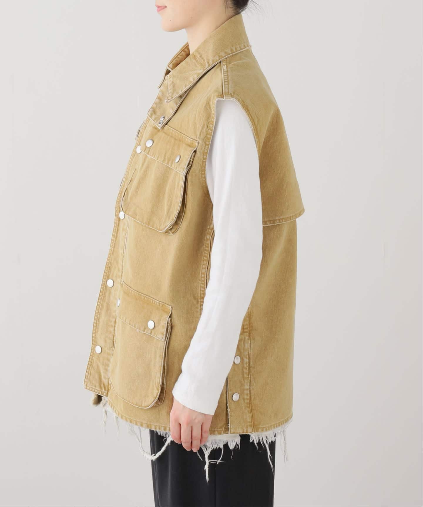 JANE SMITH/ジェーンスミス】 SULFUR DYE HEAVY DUCK CLOTH O：ベスト