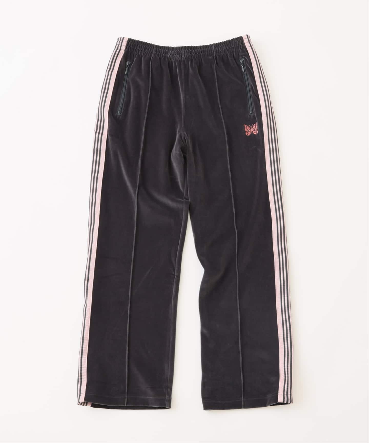 NEEDLES / ニードルズ 別注 C/PE ベロア トラック パンツ（スラックス