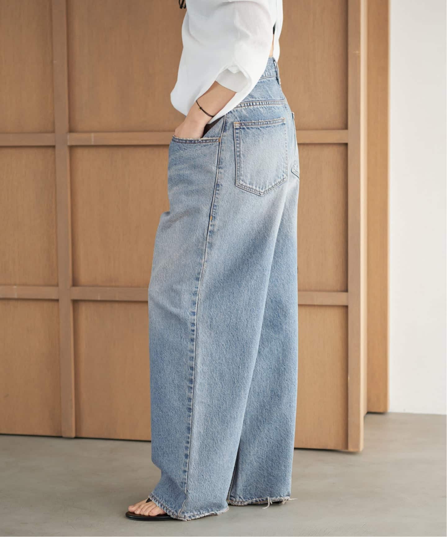 追加予約》R'IAM WIDE デニム 6（デニムパンツ・ジーンズ）｜Plage