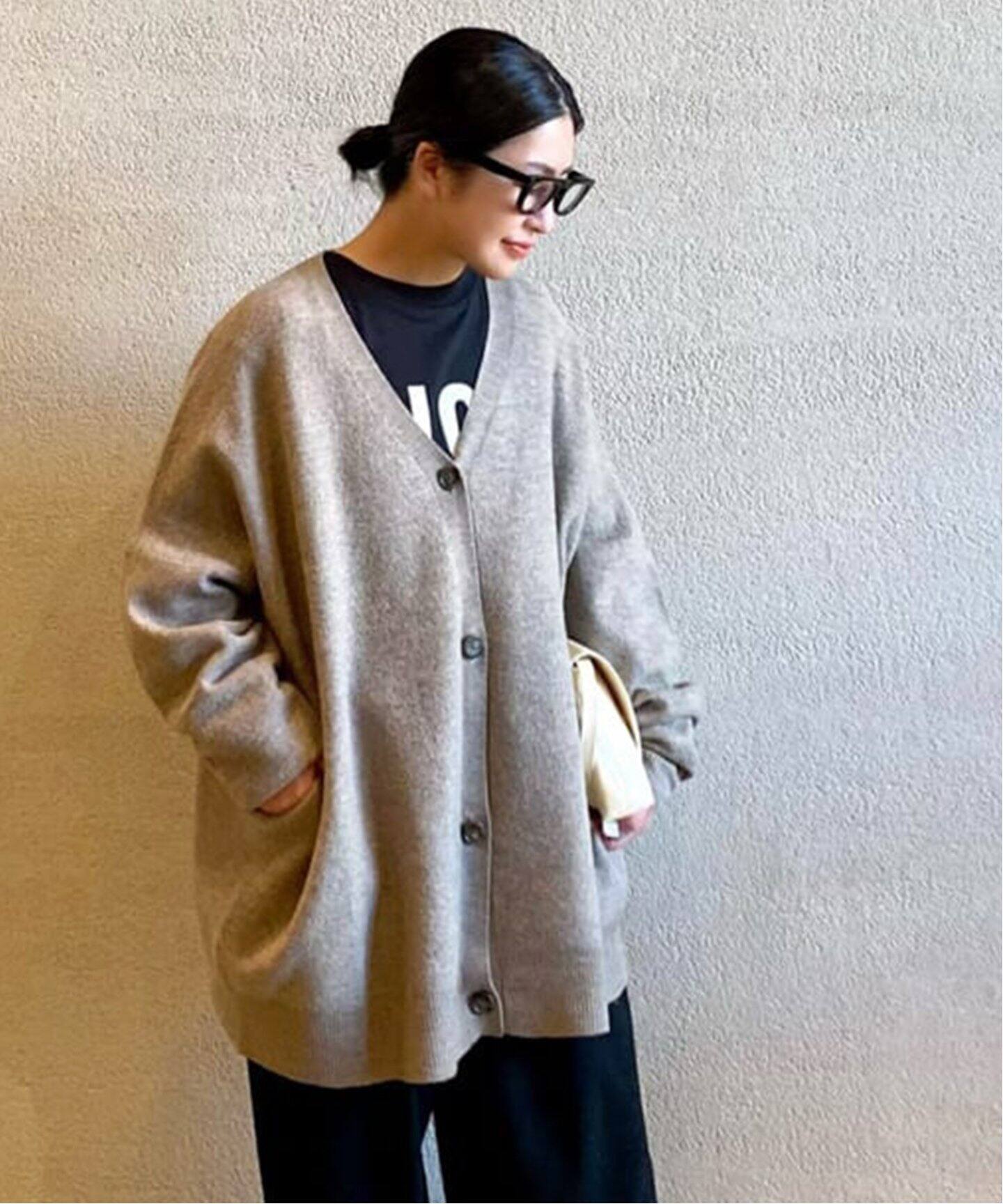 JOURNAL STANDARD LUXE トリップウールVネックカーディガン