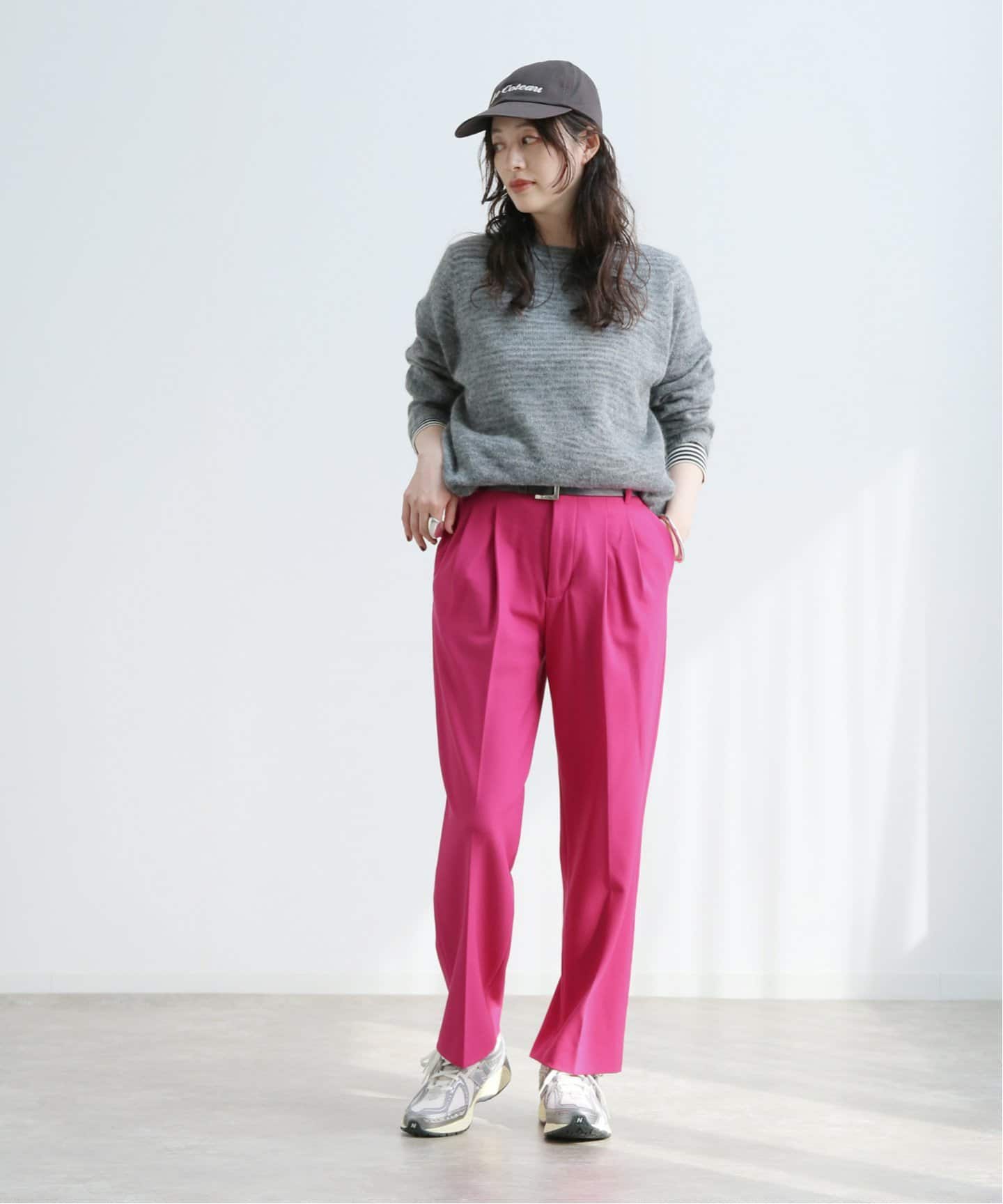 カラーテーパードタックパンツ（スラックス）｜Spick and Span