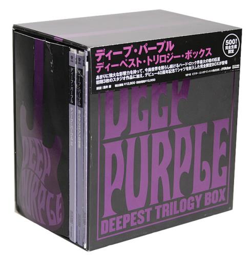 Deep Purple Deepest Trilogy Box Japanese 3-CD album set (Triple CD