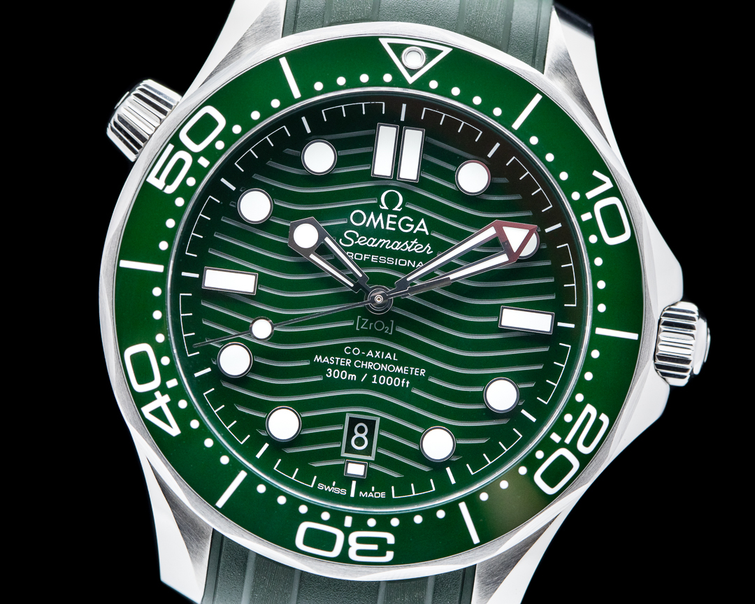 49341) Omega Seamaster Green Dial Diver 300M Co-Axial Master