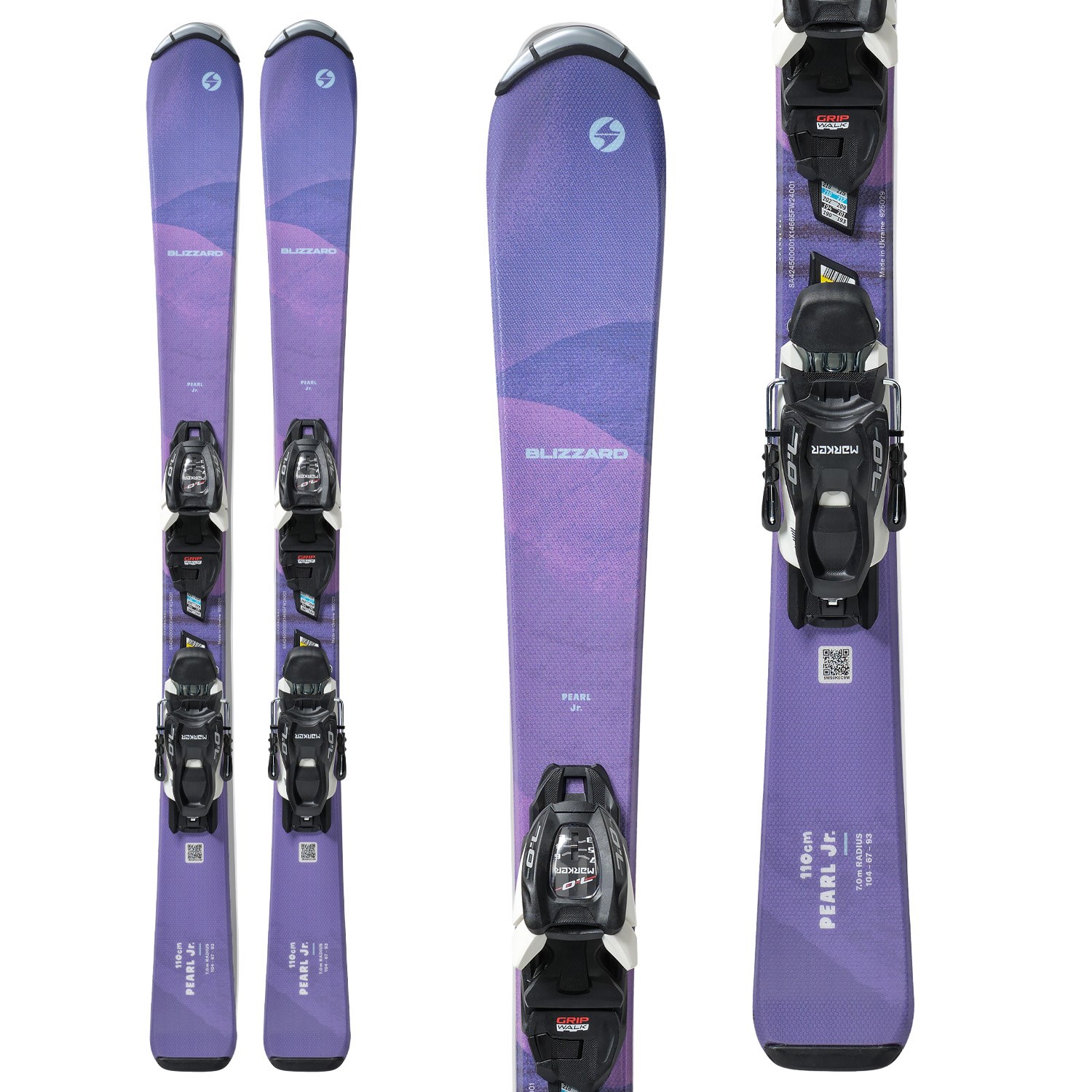 Blizzard Pearl Jr Skis + 4.5 FDT Bindings - Kids' 2026 | evo