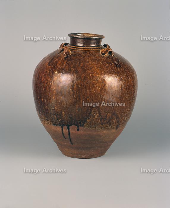 作品詳細 | 褐釉四耳壺 （呂宋壺） | イメージアーカイブ - DNPアート