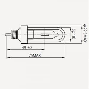 JDW110V85WGS/K(EU11) (ウシオ)｜85W｜ハロゲンランプ｜電材堂【公式】