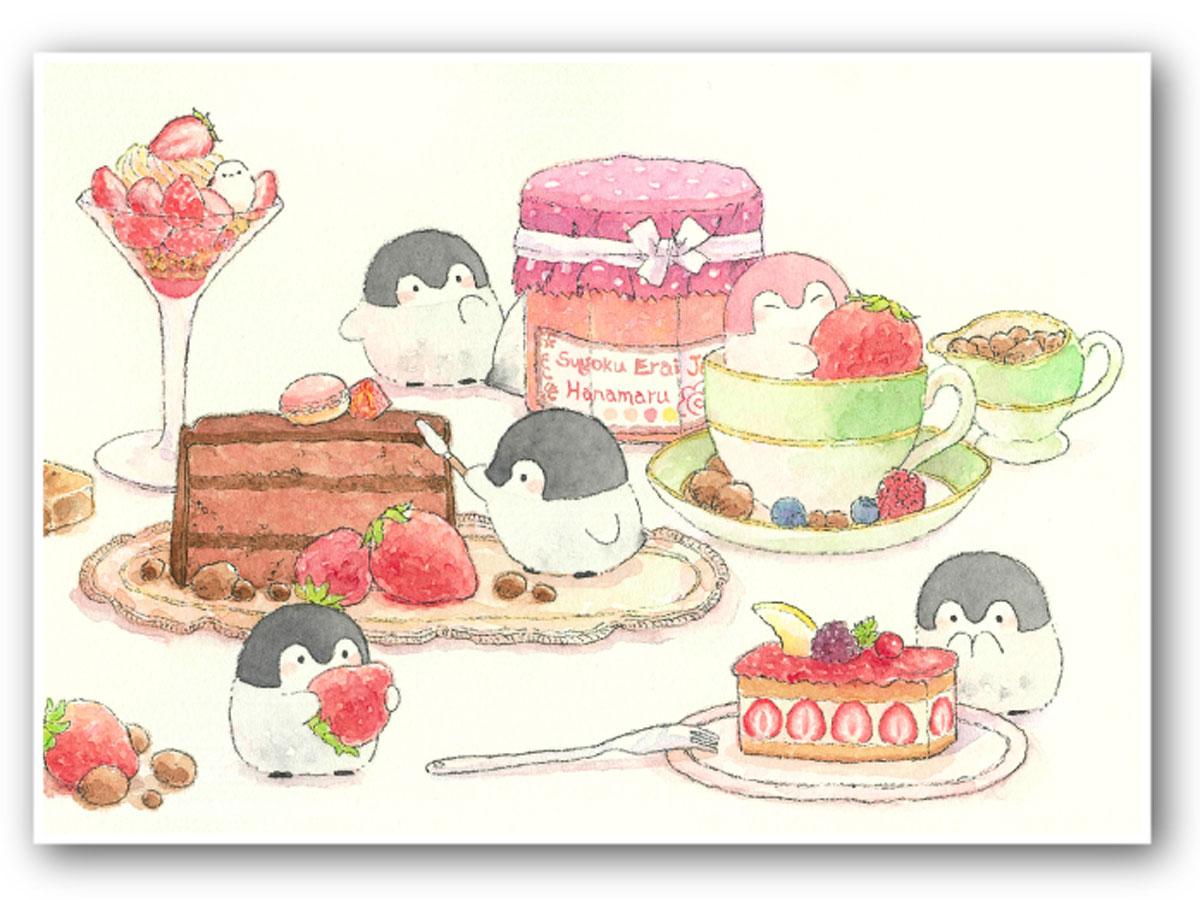 渋谷でツイッター発キャラ「コウペンちゃん」初原画展 アニメ上映も