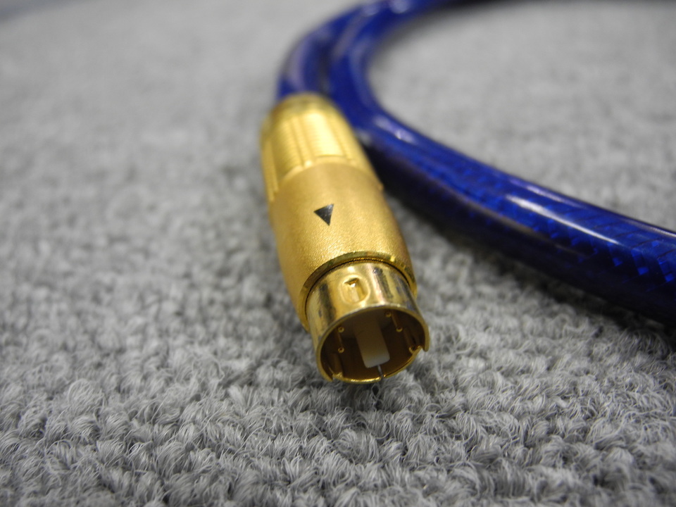 7-Nines Pure Copper S-Connector Twin Core Visual Cable/1.0m