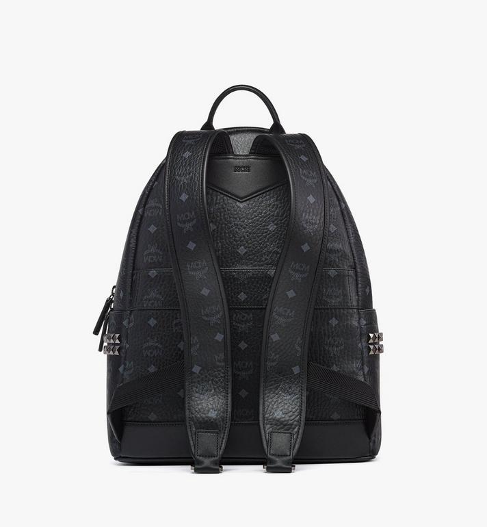 Medium Stark Side Studs Backpack in Visetos Black | MCM ®US