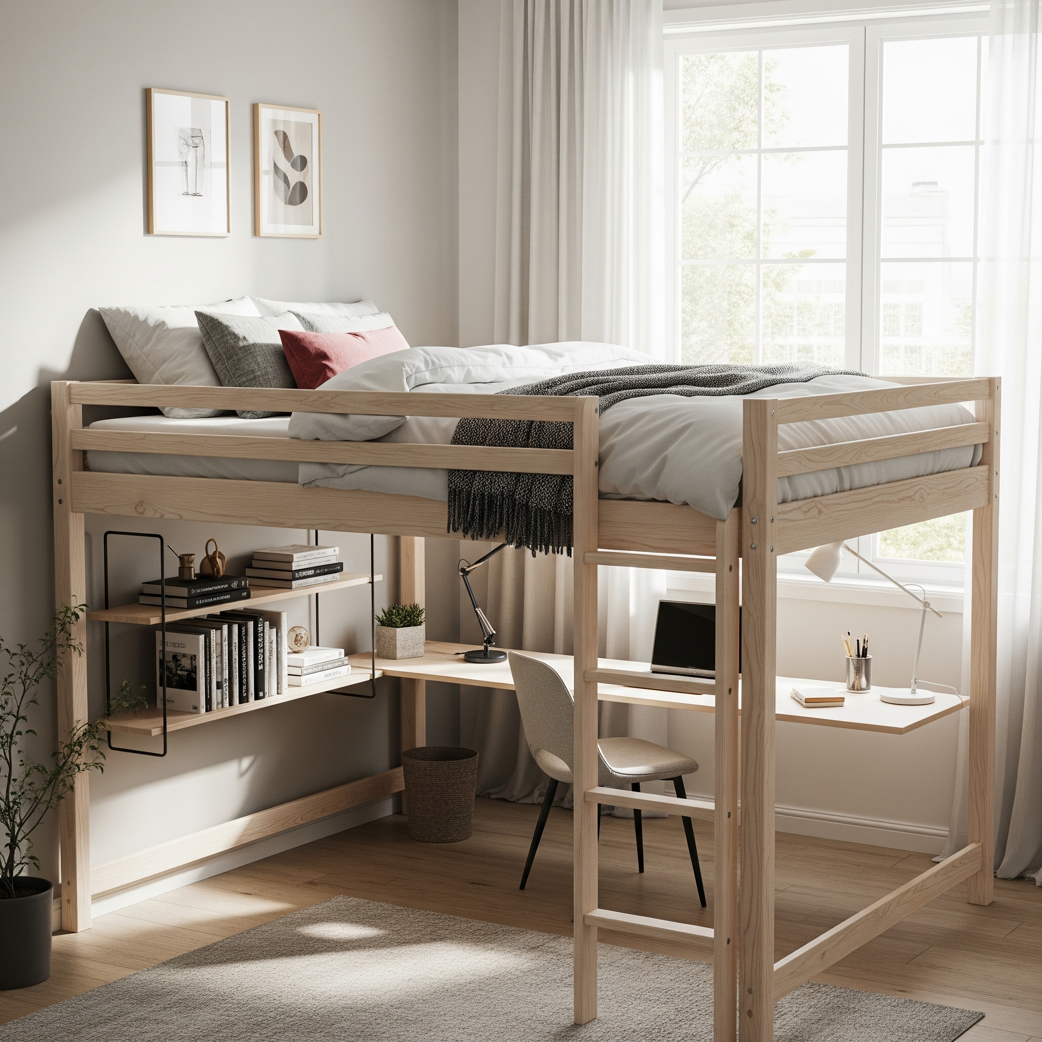 5月処分予定 長さ調整可能 のびのびロフトベッド 5月処分予定 長さ調整