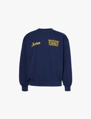 ARIES - Aries x Arsenal 1886 crew-neck relaxed-fit cotton-jersey