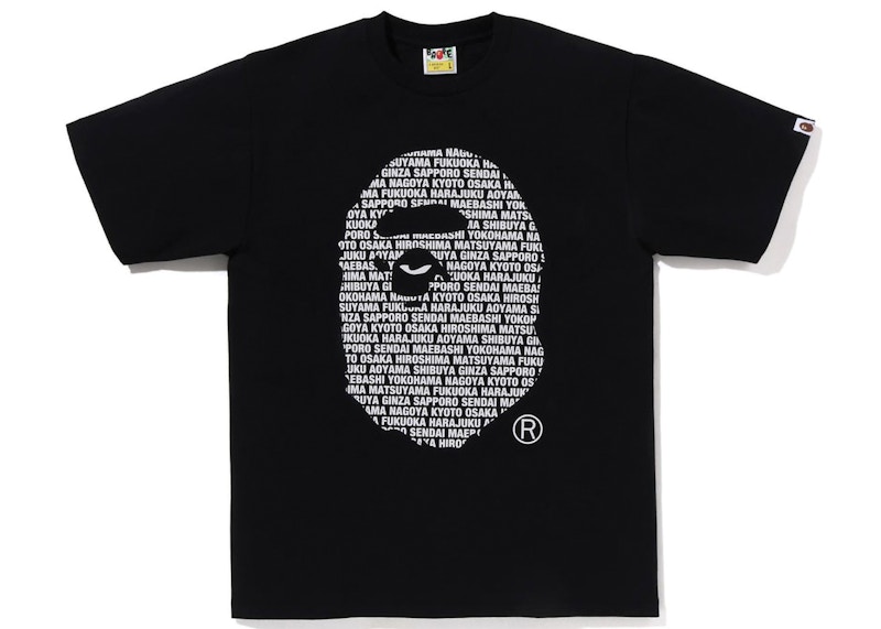 BAPE Japan Ape Head Tee Black Men's - US