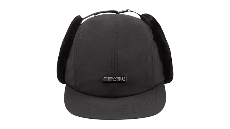 Denim Tears x Stussy Elmer Earflap Cap Black Men's - SS25 - US