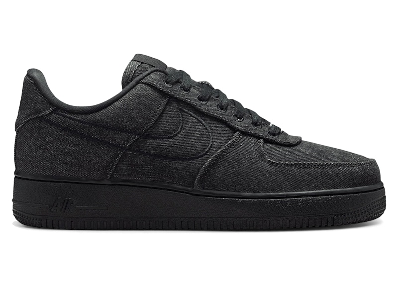 Nike Air Force 1 Low '07 LV8 Black Denim (Women's) - IM7809-010 - US