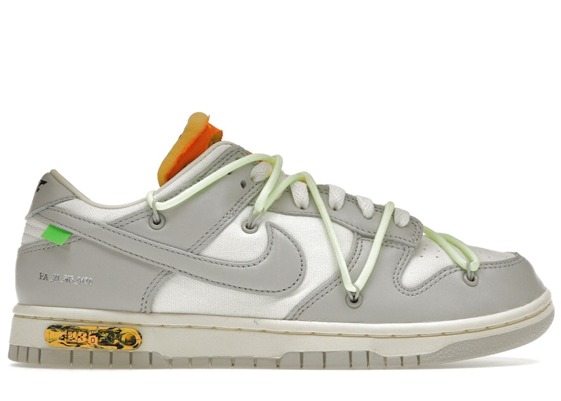 Nike Dunk Low Off-White Lot 43 Men's - DM1602-128 - US